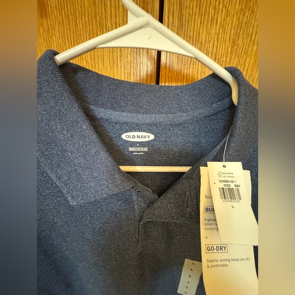 Old Navy Blue Polo Shirt and Grey polo shirt - Picture 3 of 7
